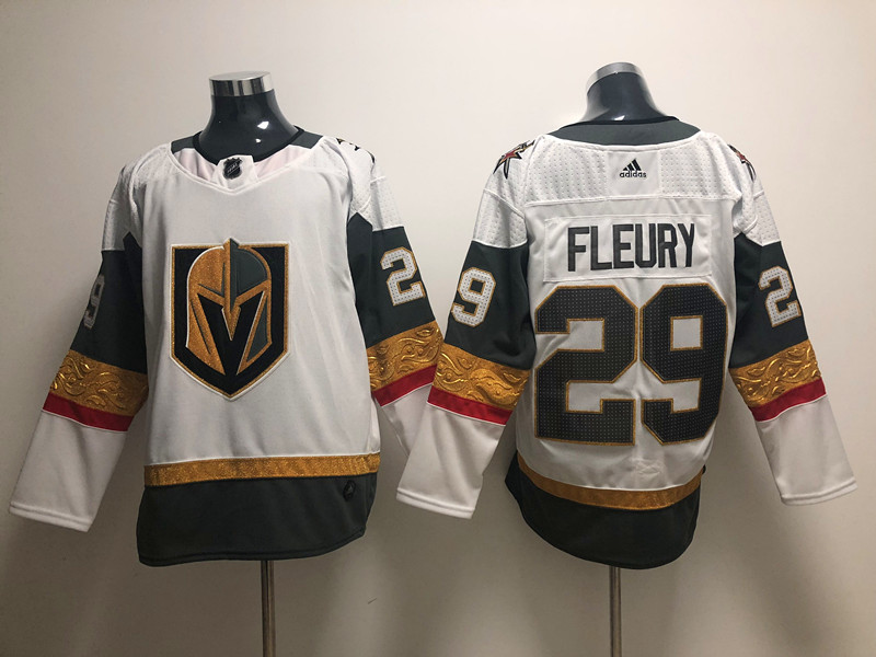 Men's Vegas Golden Knights Marc-Andre Fleury #29 White Breakaway Jersey